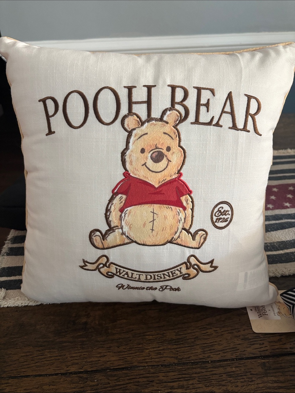 Disney Hundred Acre Wood Pillow - Cream & Brown